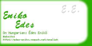 eniko edes business card